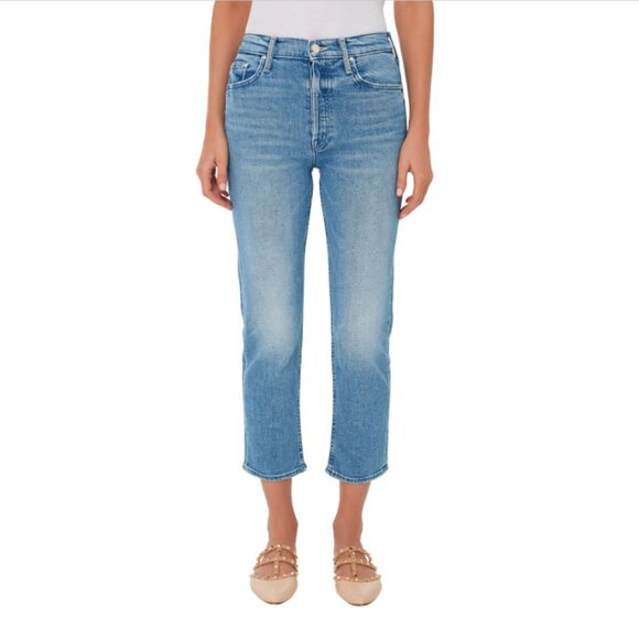 Mother the Tomcat Jeans Womens 24 Blue On the Run Button Fly High Rise Denim - Picture 1 of 13